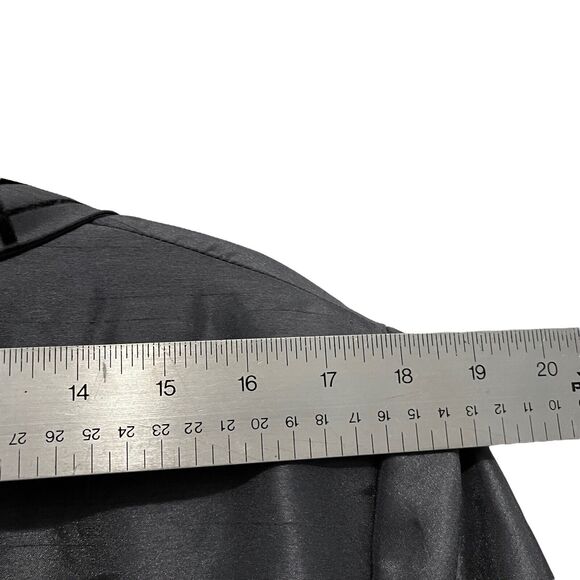 LE BOS Blazer Jacket Silver Gray Women Size 18W Holiday MSRP $140 Career Church - Picture 7 of 16